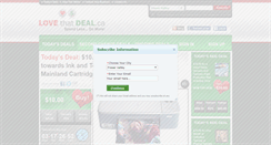 Desktop Screenshot of lovethatdeal.ca